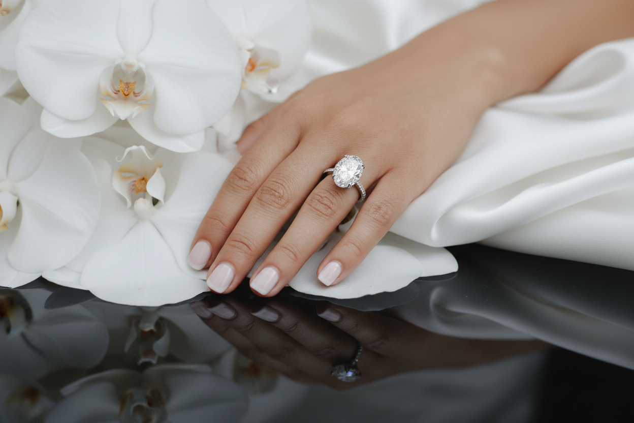Bridal Hero with Oval Ring